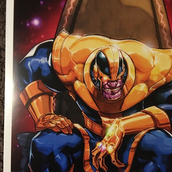 NEW, SIGNED Perched Thanos Print - Picture 2 of 8